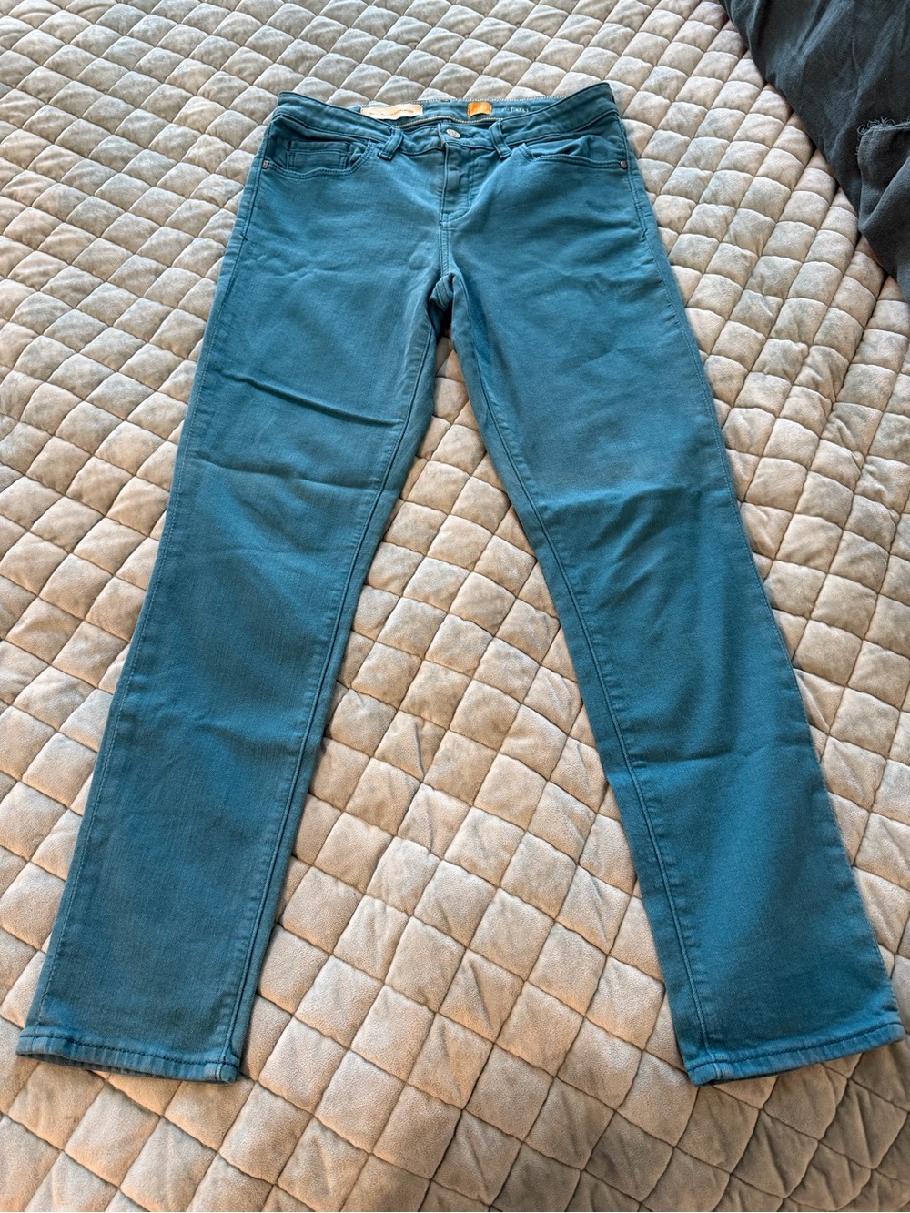 Anthropologie Pilcro and the Letterpress Teal Jeans - size 29